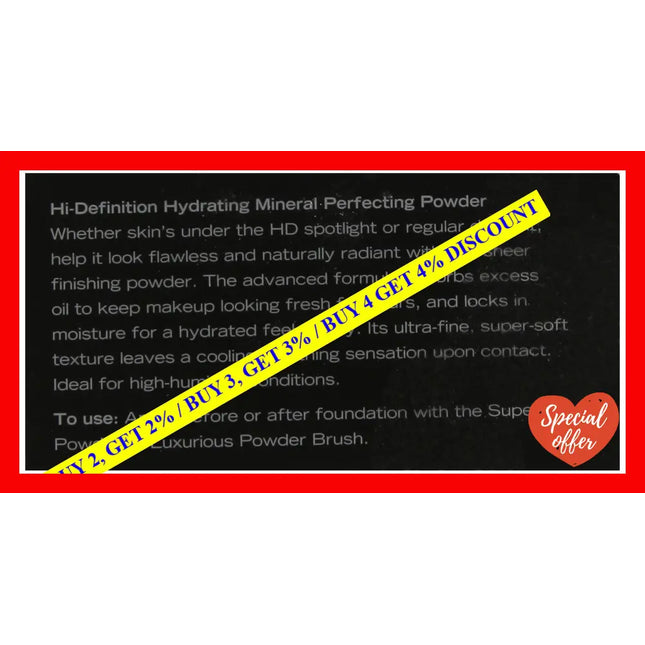 Hi-Definition Hydrating Mineral Perfecting Powder - Translucent By Youngblood For Women 0.35 Oz