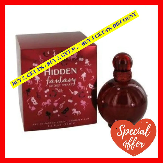 Hidden Fantasy By Britney Spears For Women - 1.7 Oz Edp Spray