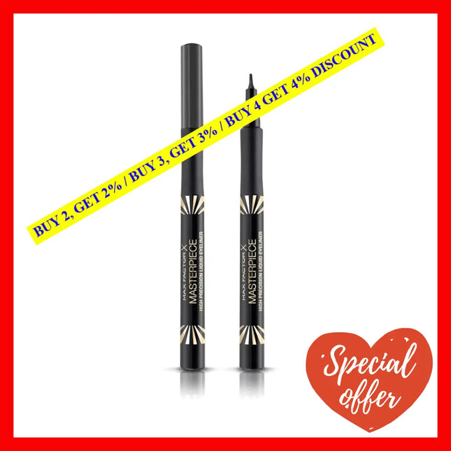 High Precision Liquid Eyeliner - 15 Charcoal By Max Factor For Women 0.03 Oz