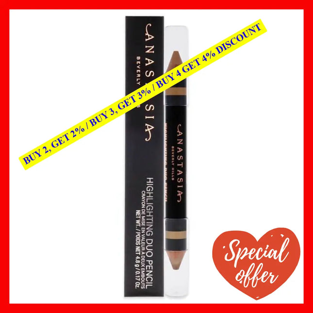 Highlighting Duo Pencil - Matte Shell-Lace Shimmer By Anastasia Beverly Hills For Women 0.17 Oz