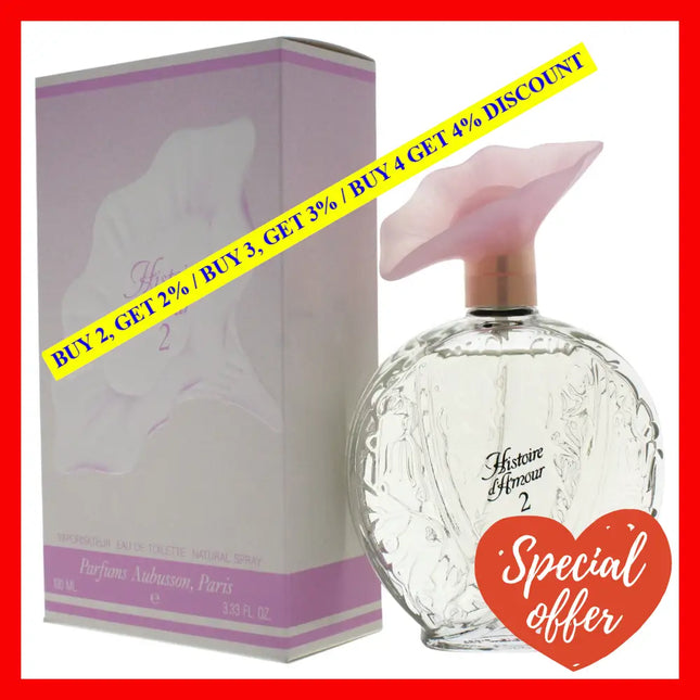 Histoire Damour 2 By Aubusson For Women - 3.4 Oz Edt Spray