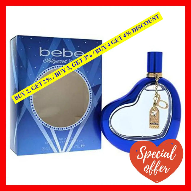 Hollywood Jetset By Bebe For Women - 3.4 Oz Edp Spray