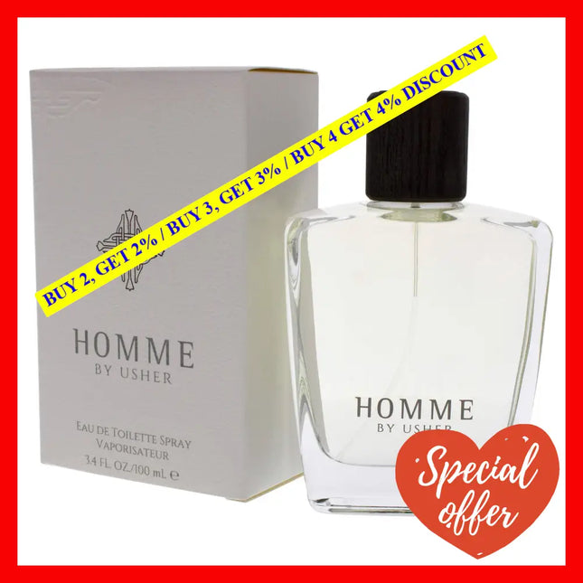 Homme By Usher For Men - 3.4 Oz Edt Spray