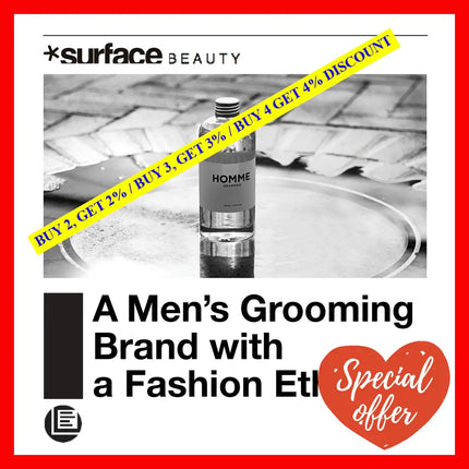 Homme Shave Cream Designed For Men - Infused With Green Tea Promotes Smoothness And Prevents Skin