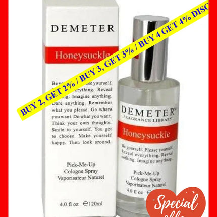 Honeysuckle By Demeter For Women - 4 Oz Cologne Spray