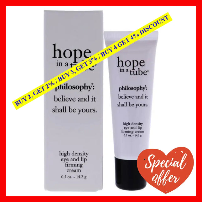 Hope In A Tube High-Density Eye And Lip Firming Cream By Philosophy For Women - 0.5 Oz