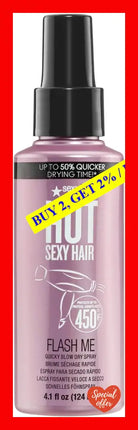 Hot Sexy Hair Flash Me Quicky Blow Dry Spray By For Women - 4.1 Oz Hairspray