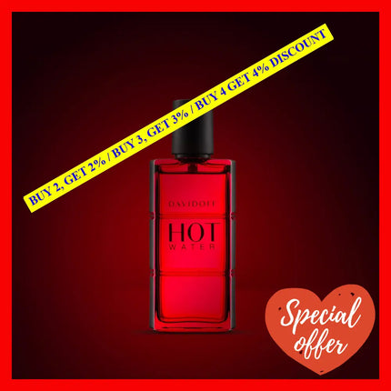 Hot Water By Davidoff For Men - 3.7 Oz Edt Spray