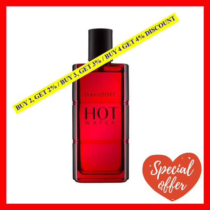 Hot Water By Davidoff For Men - 3.7 Oz Edt Spray