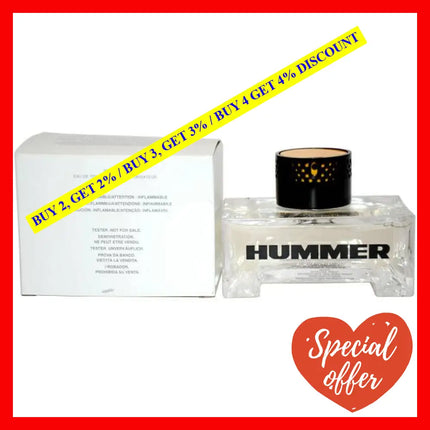 Hummer By For Men - 4.2 Oz Edt Spray (Tester)