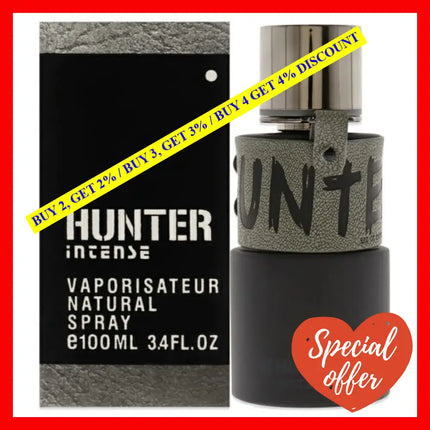 Hunter Intense By Armaf For Men - 3.4 Oz Edp Spray