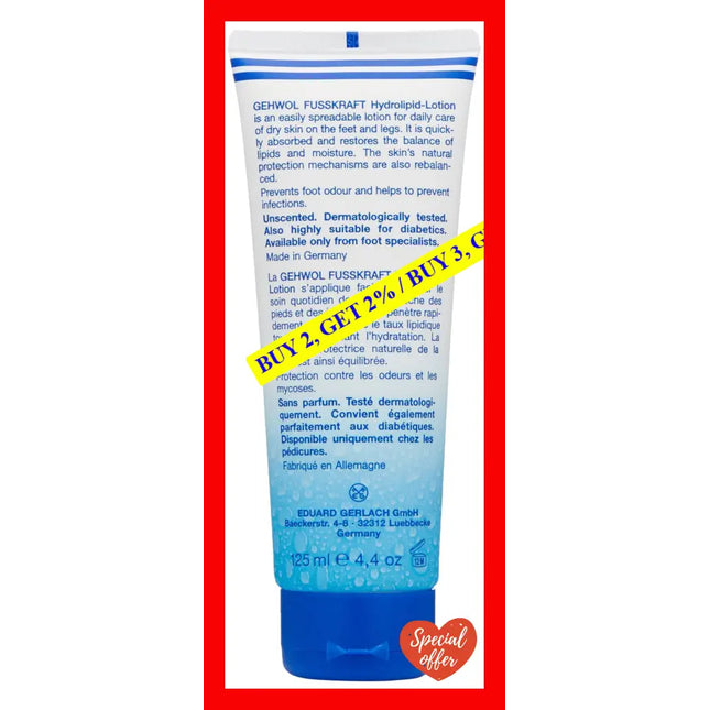 Hydrolipid Lotion By Gehwol For Unisex - 4.4 Oz