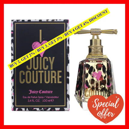 I Love Juicy Couture By For Women - 3.4 Oz Edp Spray