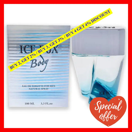 Ice Box Body By New Brand For Men - 3.3 Oz Edt Spray