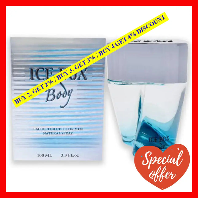Ice Box Body By New Brand For Men - 3.3 Oz Edt Spray