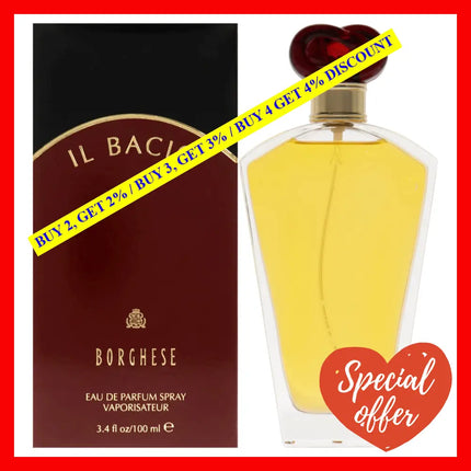 Il Bacio By Borghese For Women - 3.4 Oz Edp Spray