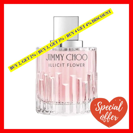 Illicit Flower By Jimmy Choo For Women - 2 Oz Edt Spray