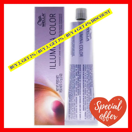 Illumina Color Permanent Creme Hair - 7 31 Medium Blonde-Gold Ash By Wella For Unisex 2 Oz