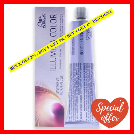 Illumina Color Permanent Creme Hair - 8 38 Light Blonde-Gold Pearl By Wella For Unisex 2 Oz