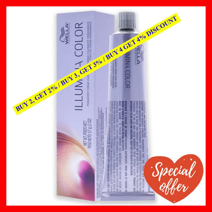 Illumina Color Permanent Creme Hair - 8 93 Light Blonde Ash Gold By Wella For Unisex 2 Oz