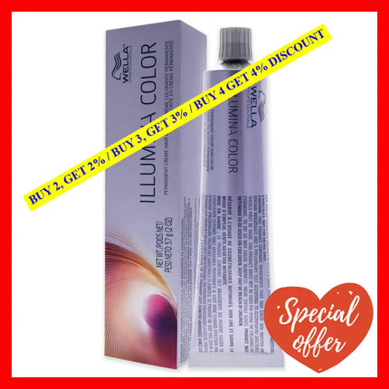 Illumina Color Permanent Creme Hair - 9 19 Very Light Blonde Ash Cendre By Wella For Unisex 2 Oz