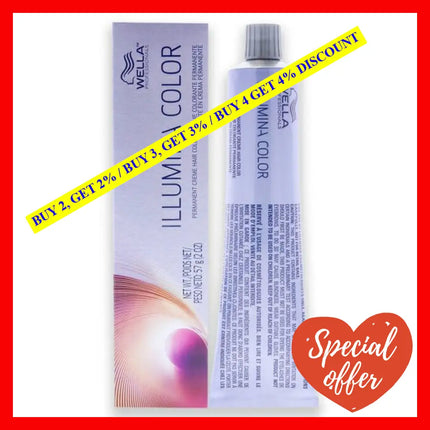 Illumina Color Permanent Creme Hair - 9 Very Light Blonde-Neutral By Wella For Unisex 2 Oz