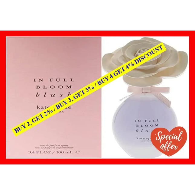 In Full Bloom Blush By Kate Spade For Women - 3.4 Oz Edp Spray