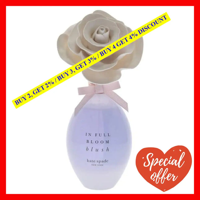 In Full Bloom Blush By Kate Spade For Women - 3.4 Oz Edp Spray (Tester)