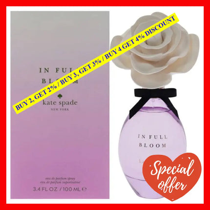 In Full Bloom By Kate Spade For Women - 3.4 Oz Edp Spray