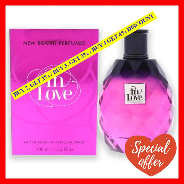 In Love By New Brand For Women - 3.3 Oz Edp Spray