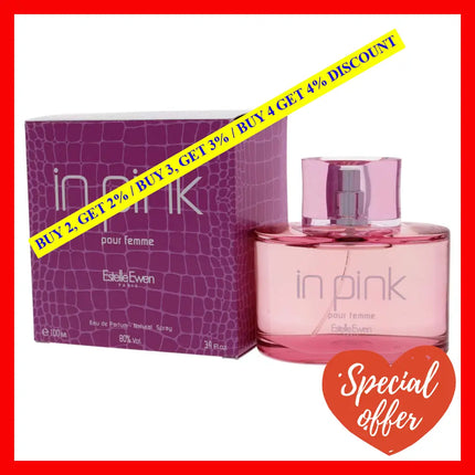In Pink Pour Femme By Estelle Ewen For Women - 3.4 Oz Edp Spray