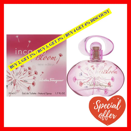 Incanto Bloom By Salvatore Ferragamo For Women - 1.7 Oz Edt Spray