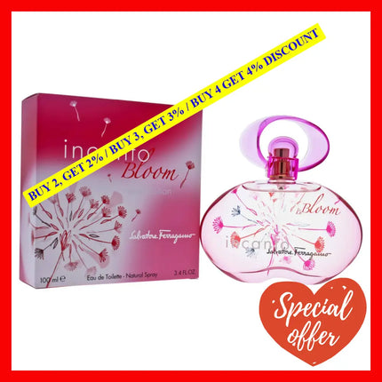 Incanto Bloom By Salvatore Ferragamo For Women - 3.4 Oz Edt Spray