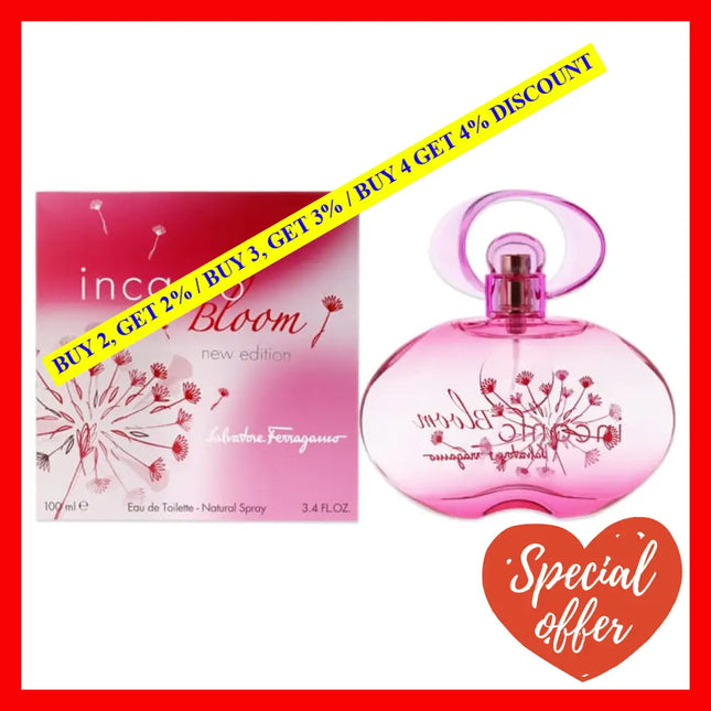 Incanto Bloom By Salvatore Ferragamo For Women - 3.4 Oz Edt Spray