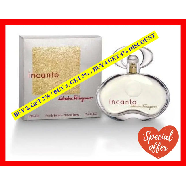 Incanto By Salvatore Ferragamo For Women - 3.4 Oz Edp Spray