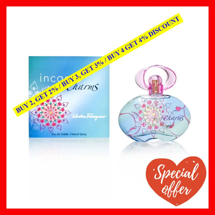 Incanto Charms By Salvatore Ferragamo For Women - 1.7 Oz Edt Spray