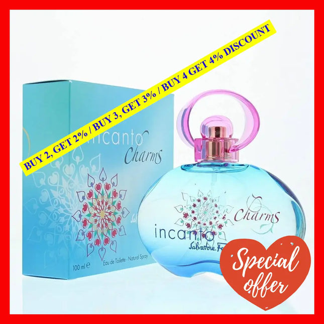 Incanto Charms By Salvatore Ferragamo For Women - 3.4 Oz Edt Spray