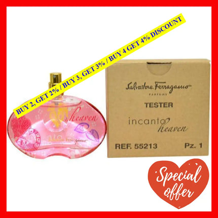 Incanto Heaven By Salvatore Ferragamo For Women - 1.7 Oz Edt Spray (Tester)