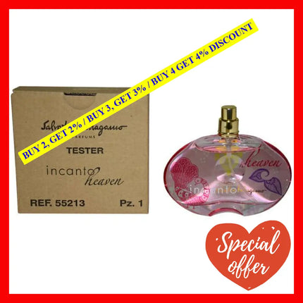 Incanto Heaven By Salvatore Ferragamo For Women - 3.4 Oz Edt Spray (Tester)