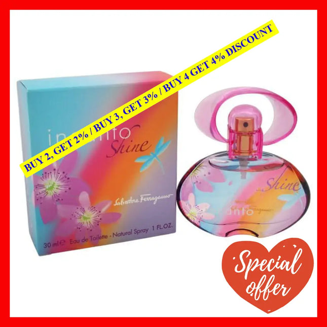 Incanto Shine By Salvatore Ferragamo For Women - 1 Oz Edt Spray