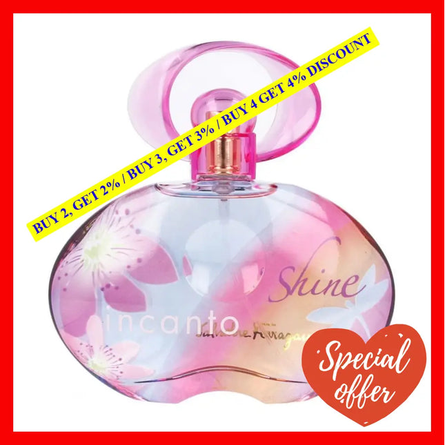 Incanto Shine By Salvatore Ferragamo For Women - 3.4 Oz Edt Spray