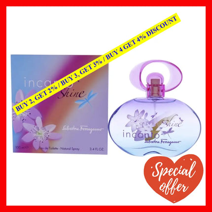 Incanto Shine By Salvatore Ferragamo For Women - 3.4 Oz Edt Spray