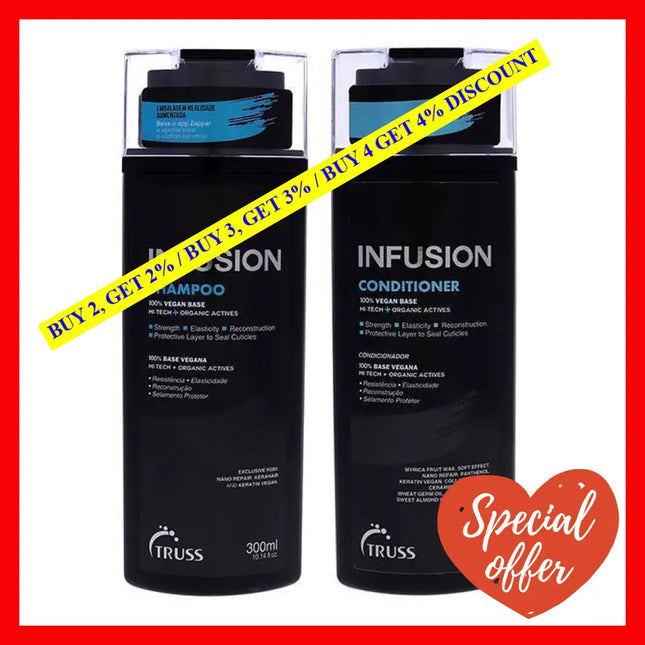 Infusion Shampoo And Conditioner Kit By Truss For Unisex - 2 Pc 10.14 Oz