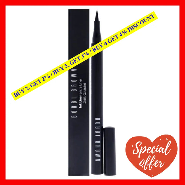 Ink Liner - Blackest Black By Bobbi Brown For Women 0.034 Oz Eyeliner