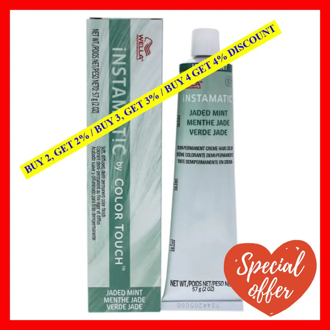 Instamatic By Color Touch Demi-Permanent Hair - Jaded Mint By Wella For Unisex 2 Oz