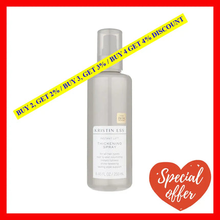 Instant Lift Thickening Spray By Kristin Ess For Unisex - 8.45 Oz Hair