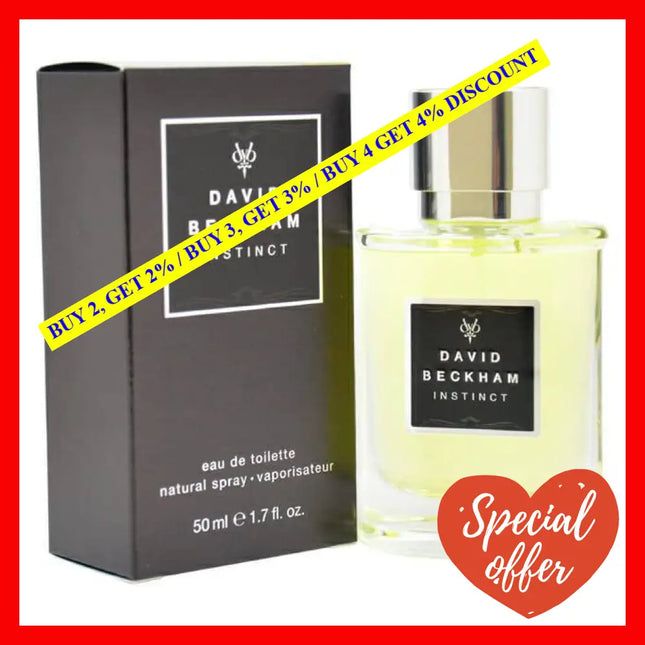 Instinct By David Beckham For Men - 1.7 Oz Edt Spray