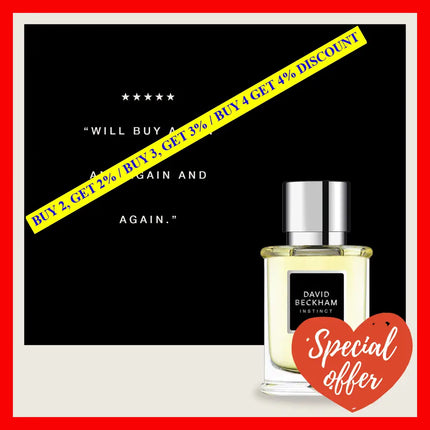 Instinct By David Beckham For Men - 2.5 Oz Edt Spray