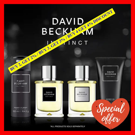 Instinct By David Beckham For Men - 2.5 Oz Edt Spray