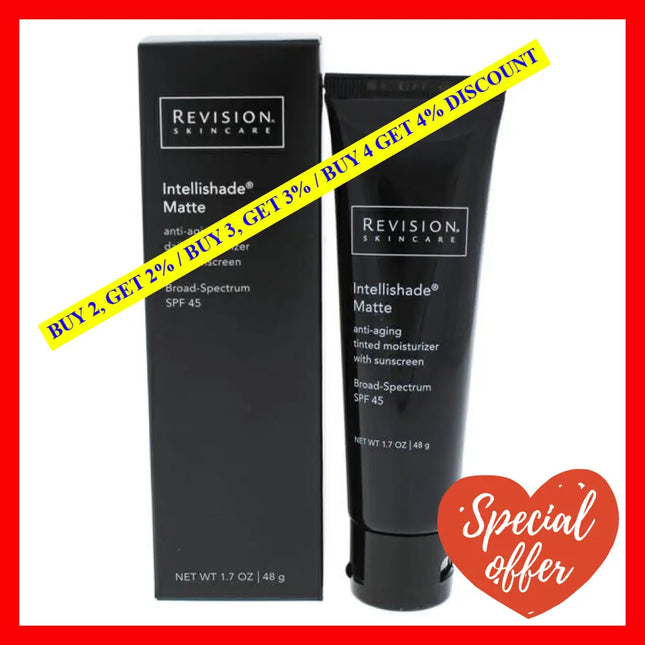 Intellishade Matte Anti-Aging Tinted Moisturizer Spf 45 By Revision For Unisex - 1.7 Oz